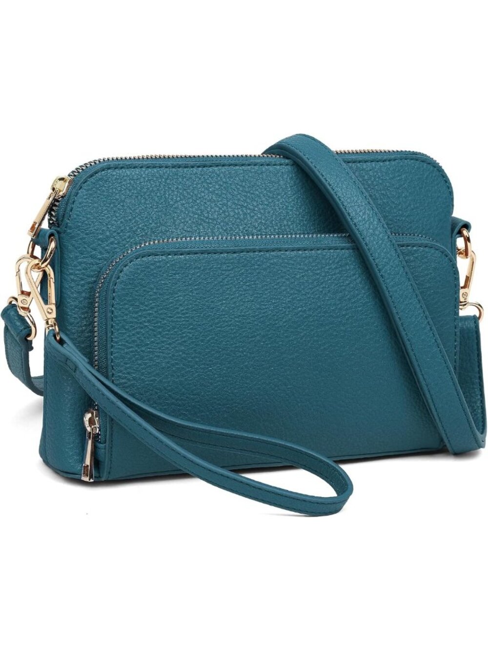 Trendy PU Leather Crossbody Bag for Women - Small Shoulder Purse for Travel
